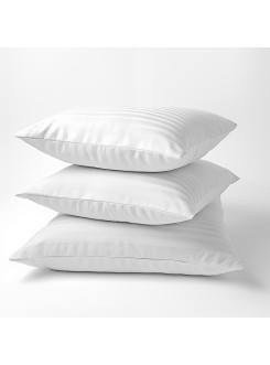 POSZEWKA NA PODUSZKĘ 70x80cm BIEL BIAŁA Z ADAMASZKU 2